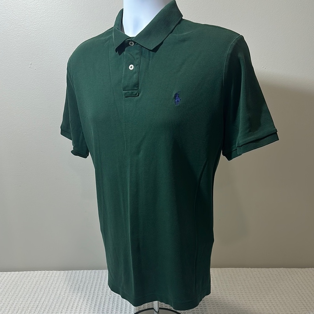 Polo by Ralph Lauren Green Polo Shirt with Classic Collar